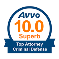 Avvo 10.0 Superb | Top Attorney Criminal Defense
